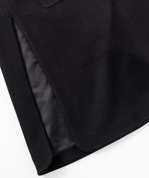 AJUGA.（アジュガ）の「スムースポンチロングコート（チェスターコート・レディース・ブラック/ネイビー・FREE）」の10枚目の写真