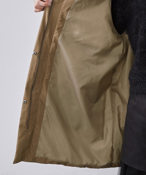 OPAQUE.CLIP（オペークドットクリップ）の「撥水キルティングロングコート【洗える】（その他アウター・レディース・ブラック/ブラウン系・38/40/42）」の19枚目の写真