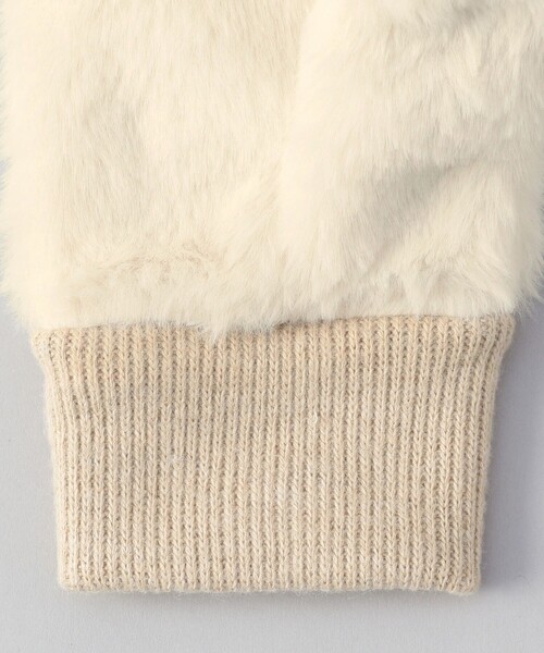 coen（コーエン）の「2wayファーライクミトン（手袋・レディース・ナチュラル/ダークブラウン/ベージュ・FREE）」の9枚目の写真