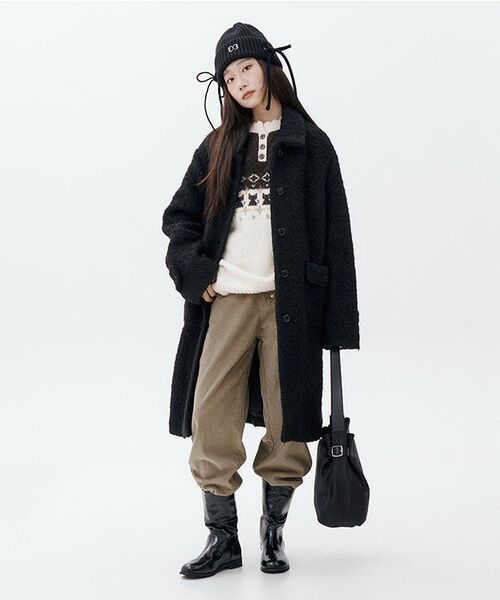 PARTIMENTO WOMEN(パルティメントウィメン)の「コーデュロイポケットポイントワークパンツ_カーキベージュ(その他パンツ・レディース・その他・MEDIUM/SMALL)」の7枚目の写真