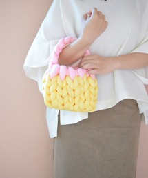 BROTHERHOOD（ブラザーフッド）の「【eY】Two-Tone Chunky MINI Bag（ハンドバッグ）」