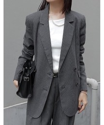 テーラードジャケット（ストライプ柄）ファッション通販 - ZOZOTOWN