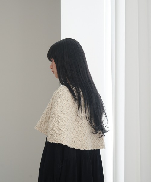 セール】オオカミと旅するケープ（ニット/セーター）｜オオカミと