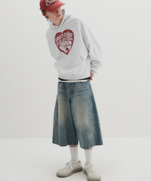DNSR(ディーエヌエスアール)の「カーブドバミューダデニムパンツブルー(その他パンツ・メンズ・その他・SMALL/MEDIUM/LARGE/X-LARGE)」の2枚目の写真