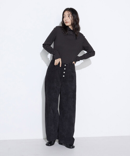 COMME CA Wardrobe（コムサワードローブ）の「コーデュロイ パンツ（その他パンツ・レディース・ベージュ/ブラック・9号/11号）」の3枚目の写真