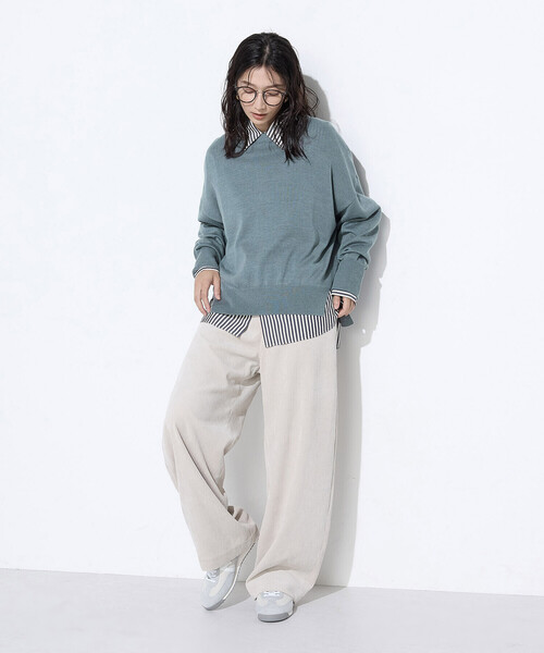 COMME CA Wardrobe（コムサワードローブ）の「コーデュロイ パンツ（その他パンツ・レディース・ベージュ/ブラック・9号/11号）」の6枚目の写真