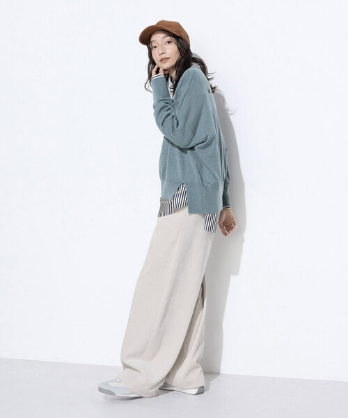 COMME CA Wardrobe（コムサワードローブ）の「コーデュロイ パンツ（その他パンツ・レディース・ベージュ/ブラック・9号/11号）」の7枚目の写真