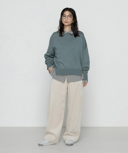 COMME CA Wardrobe（コムサワードローブ）の「コーデュロイ パンツ（その他パンツ・レディース・ベージュ/ブラック・9号/11号）」の13枚目の写真