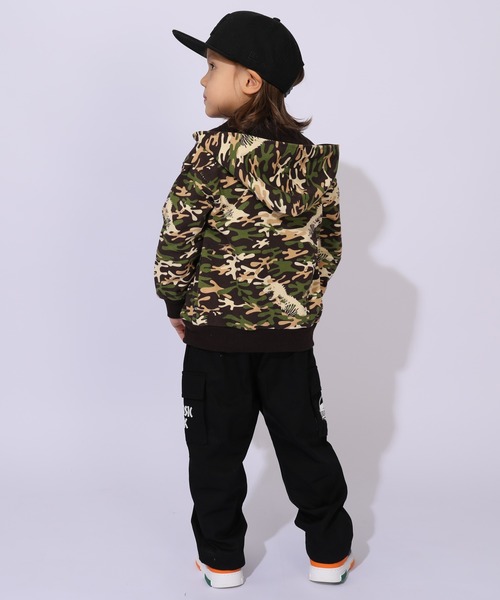 ジュラシックパーク カモフラ総柄ジップパーカー 1122K（パーカー