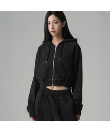 Felt 3D Pigment Zip - Up - 3COL