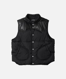 FRIZMWORKS（フリズムワークス）の「MOUNTAIN DOWN VEST _ BLACK（ダウンベスト）」