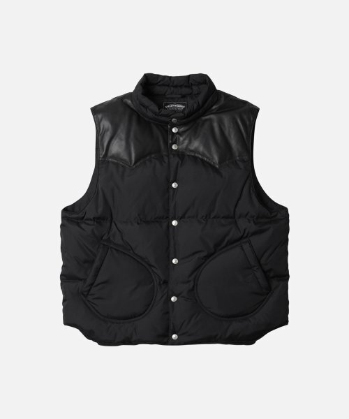 セール】MOUNTAIN DOWN VEST _ BLACK（ダウンベスト）｜FRIZMWORKS（フ