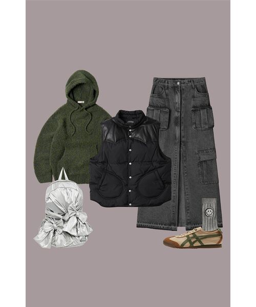FRIZMWORKS（フリズムワークス）の「MOUNTAIN DOWN VEST _ BLACK（ダウンベスト・レディース・その他・MEDIUM/LARGE/X-LARGE）」の9枚目の写真