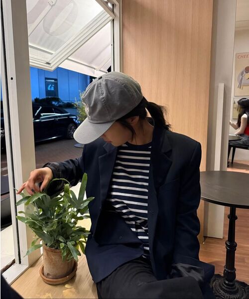 PARTIMENTO（パルティメント）の「VTG ウォッシュドPAボールキャップ ネイビー（キャップ・メンズ・その他・ONE）」の2枚目の写真