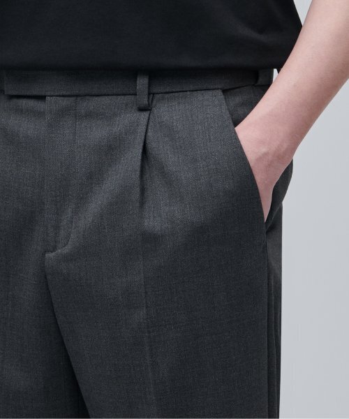 MUSINSA STANDARD（ムシンサスタンダード）の「ウールブレンドワイドヒドンバンディングスラックス[ミディアムグレー]（スラックス・メンズ・その他・40/38/42/36/27/28/29/34/32/30/31/33/26）」の10枚目の写真