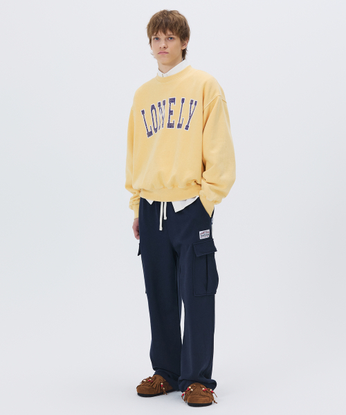 NOHANT(ノアン)の「SWEAT UTILITY CARGO PANTS NAVY(スウェットパンツ・メンズ・ネイビー・SMALL/MEDIUM/LARGE)」の4枚目の写真