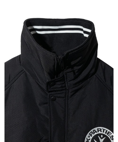セール】Full-Zip Stadium Puffer (BLACK)（スタジャン）｜PUNCH DRUNK
