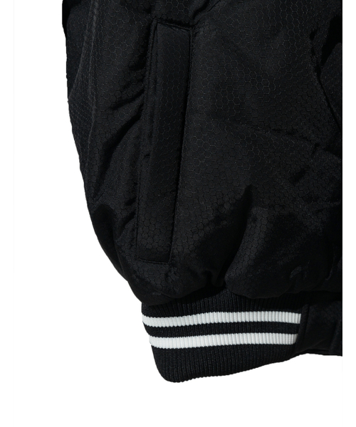 PUNCH DRUNK PARTIES(パンチドランクパーティーズ)の「Full-Zip Stadium Puffer (BLACK)(スタジャン・メンズ・その他・1/2/3)」の7枚目の写真