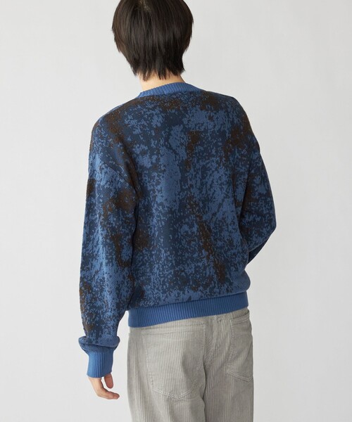 City Ambient Products(シティアンビエントプロダクツ)の「City Ambient Products: シャギー ジャカード クルーネック ニット(ニット/セーター・メンズ・グレー/ブルー/ブラウン・SMALL/LARGE/MEDIUM)」の7枚目の写真