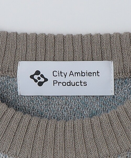 City Ambient Products(シティアンビエントプロダクツ)の「City Ambient Products: シャギー ジャカード クルーネック ニット(ニット/セーター・メンズ・グレー/ブルー/ブラウン・SMALL/LARGE/MEDIUM)」の14枚目の写真