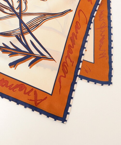 manipuri（マニプリ）の「ｍanipuri / フローラ スカーフ（バンダナ/スカーフ・レディース・オレンジ・ONE SIZE）」の4枚目の写真