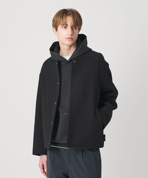 BEAUTY&YOUTH UNITED ARROWS(ビューティーアンドユースユナイテッドアローズ)の「モッサ メルトン ショート ブルゾン(ブルゾン・メンズ・オリーブ/ダークグレー・L/M/S/XL)」の3枚目の写真