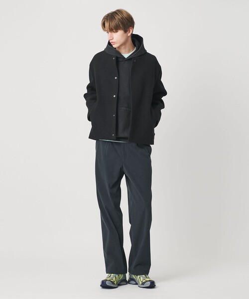 BEAUTY&YOUTH UNITED ARROWS(ビューティーアンドユースユナイテッドアローズ)の「モッサ メルトン ショート ブルゾン(ブルゾン・メンズ・オリーブ/ダークグレー・L/M/S/XL)」の4枚目の写真
