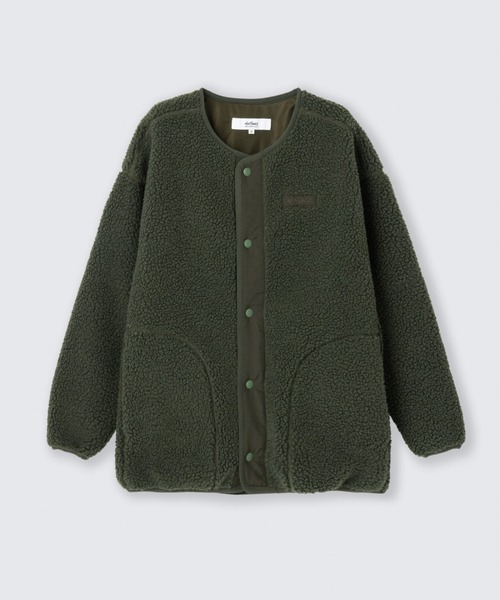 ワイルドシングス　fluffy boa カーディガン オリーブ フラフィーボアカーディガン│FLUFFY BOA CARDIGAN（カーディガン