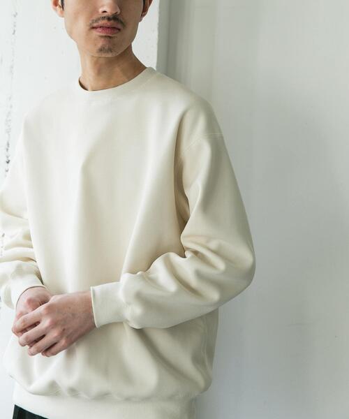 URBAN RESEARCH DOORS（アーバンリサーチドアーズ）の「ワッフルフリースクルーネックプルオーバー（Tシャツ/カットソー・メンズ・グレー/ブラック/アイボリー・MEDIUM/LARGE）」の11枚目の写真