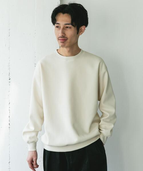 URBAN RESEARCH DOORS（アーバンリサーチドアーズ）の「ワッフルフリースクルーネックプルオーバー（Tシャツ/カットソー・メンズ・グレー/ブラック/アイボリー・MEDIUM/LARGE）」の12枚目の写真