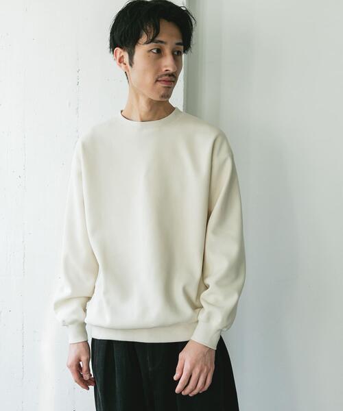 URBAN RESEARCH DOORS（アーバンリサーチドアーズ）の「ワッフルフリースクルーネックプルオーバー（Tシャツ/カットソー・メンズ・グレー/ブラック/アイボリー・MEDIUM/LARGE）」の14枚目の写真
