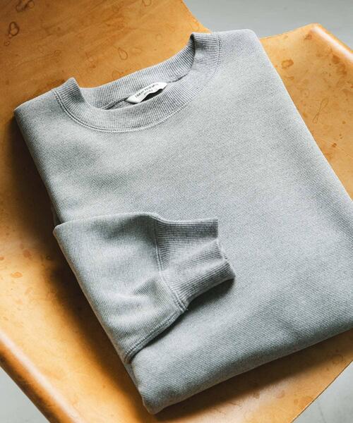 URBAN RESEARCH DOORS（アーバンリサーチドアーズ）の「ワッフルフリースクルーネックプルオーバー（Tシャツ/カットソー・メンズ・グレー/ブラック/アイボリー・MEDIUM/LARGE）」の19枚目の写真
