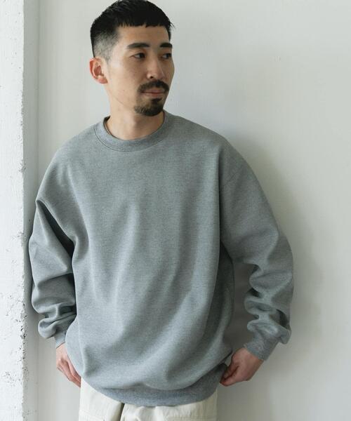 URBAN RESEARCH DOORS（アーバンリサーチドアーズ）の「ワッフルフリースクルーネックプルオーバー（Tシャツ/カットソー・メンズ・グレー/ブラック/アイボリー・MEDIUM/LARGE）」の20枚目の写真