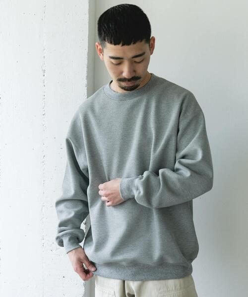 URBAN RESEARCH DOORS（アーバンリサーチドアーズ）の「ワッフルフリースクルーネックプルオーバー（Tシャツ/カットソー・メンズ・グレー/ブラック/アイボリー・MEDIUM/LARGE）」の21枚目の写真