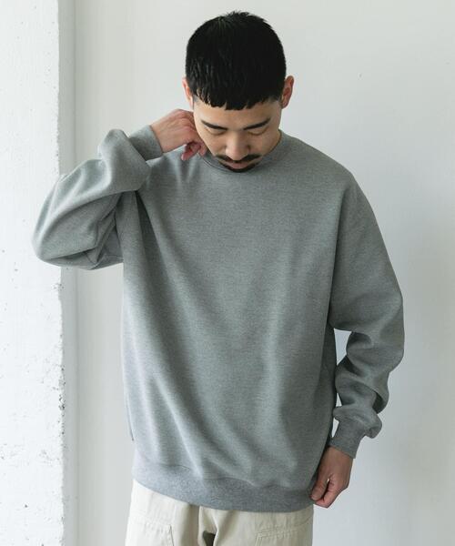 URBAN RESEARCH DOORS（アーバンリサーチドアーズ）の「ワッフルフリースクルーネックプルオーバー（Tシャツ/カットソー・メンズ・グレー/ブラック/アイボリー・MEDIUM/LARGE）」の22枚目の写真