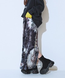 JEANASIS | タイダイベロアナロースカート/621534(スカート)