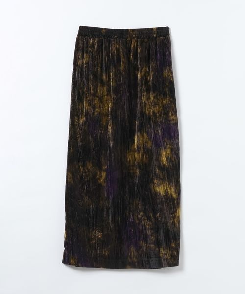 JEANASIS（ジーナシス）の「タイダイベロアナロースカート/621534（スカート・レディース・グレー系その他/パープル系その他/ブラック・FREE）」の20枚目の写真