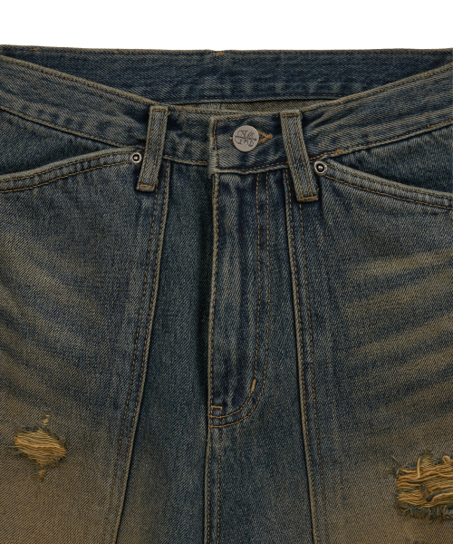 Midnight Move（ミッドナイトムーブ）の「dg add pants (blue)（デニムパンツ・レディース・その他・SMALL/MEDIUM）」の3枚目の写真