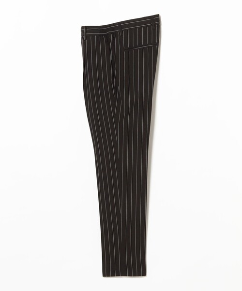giab's ARCHIVIO（ジャブス アルキヴィオ）の「【別注】giabsarchivio / MASACCIO ペンシルストライプ 1プリーツ ドローコード スラックス（その他パンツ・メンズ・ブラック・42/44/46/48/50/52）」の3枚目の写真