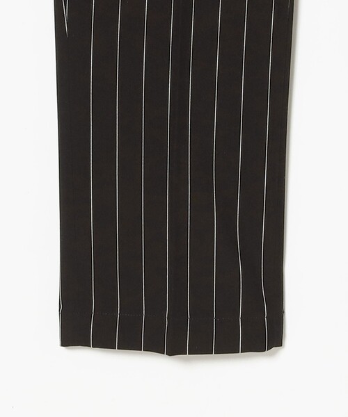 giab's ARCHIVIO（ジャブス アルキヴィオ）の「【別注】giabsarchivio / MASACCIO ペンシルストライプ 1プリーツ ドローコード スラックス（その他パンツ・メンズ・ブラック・42/44/46/48/50/52）」の6枚目の写真