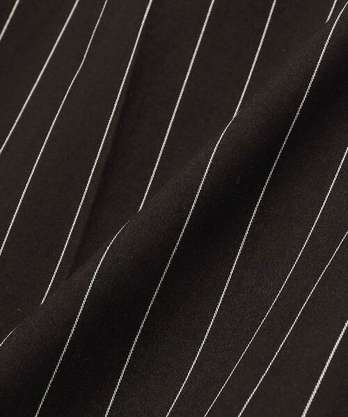 giab's ARCHIVIO（ジャブス アルキヴィオ）の「【別注】giabsarchivio / MASACCIO ペンシルストライプ 1プリーツ ドローコード スラックス（その他パンツ・メンズ・ブラック・42/44/46/48/50/52）」の8枚目の写真