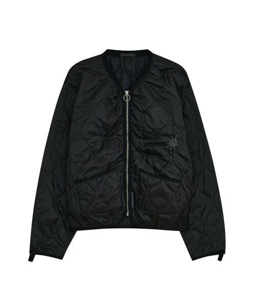 DEFGARMENTS(デフグラメンツ)の「【DEFGARMENTS】NEEDLE QUILTING JACKET(その他アウター・レディース・ブラック/カーキ・LARGE/MEDIUM)」の2枚目の写真