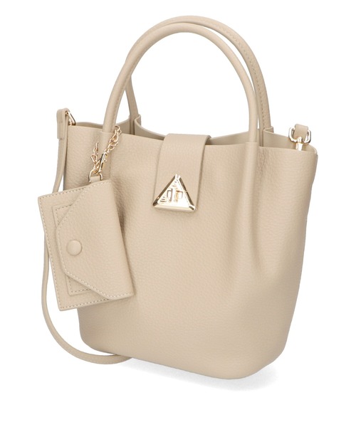 31 Sons de mode（トランテアン　ソン　ドゥ　モード）の「タックハンドバッグ（ハンドバッグ・レディース・ベージュ/ホワイト/ブラック・ﾌﾘ-）」の20枚目の写真