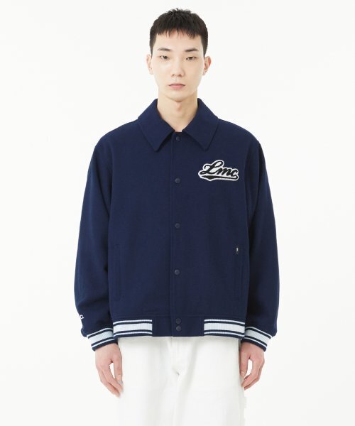 LMCの「CLASSIC WOOL VARSITY JACKET navy(スタジャン・レディース・その他・MEDIUM/X-LARGE/LARGE)」の3枚目の写真