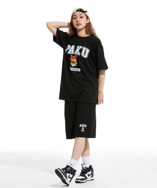CREAM SODA LAB（クリームソーダラボ）の「パクロゴトレーニングショートパンツ ブラックホワイト（その他パンツ・レディース・その他・X-LARGE/LARGE/MEDIUM）」の12枚目の写真