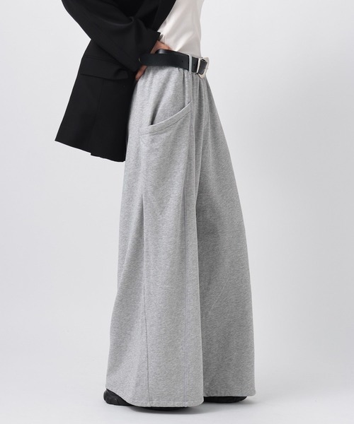 PAGEBOY（ページボーイ）の「デカポウラケパンツ【4color・2size】（スウェットパンツ・レディース・ブラック/グレー/ブラウン/グリーン・SMALL/MEDIUM）」の21枚目の写真