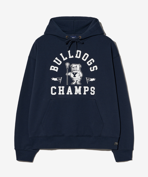 YALE(イェール)の「ラクロス チャンプス リバースウィーブ フードパーカー_ネイビー(パーカー・レディース・その他・SMALL/MEDIUM/LARGE/X-LARGE)」の1枚目の写真