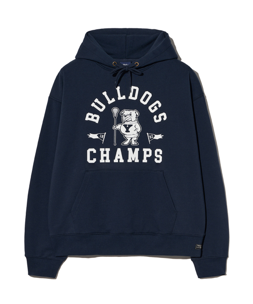 YALE(イェール)の「ラクロス チャンプス リバースウィーブ フードパーカー_ネイビー(パーカー・レディース・その他・SMALL/MEDIUM/LARGE/X-LARGE)」の2枚目の写真