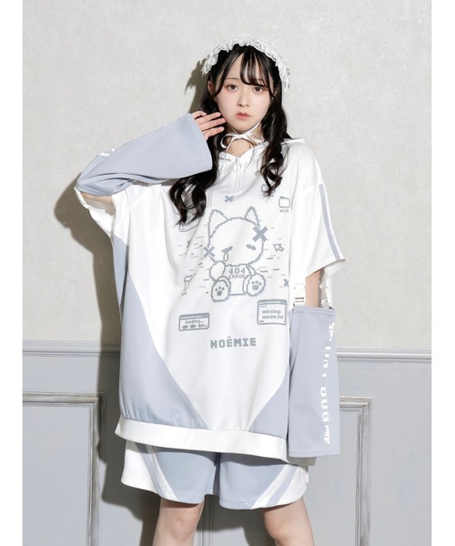 サイバーにゃんにゃんジャージパーカー（パーカー）｜NOEMIE（ノエミー