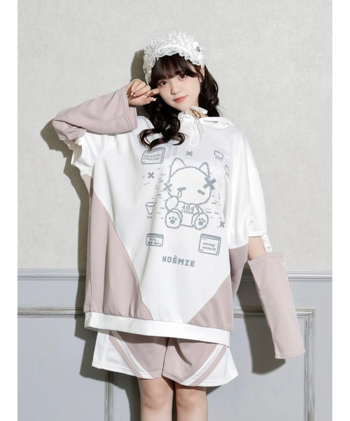 サイバーにゃんにゃんジャージパーカー（パーカー）｜NOEMIE（ノエミー